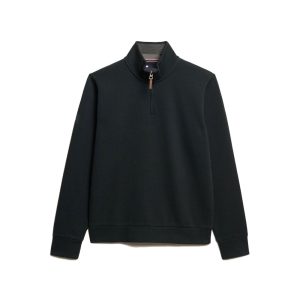Core Pique Henley Sweatshirt