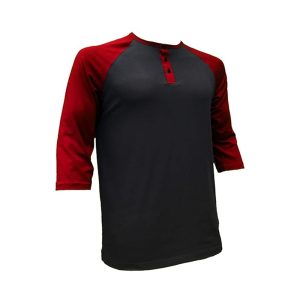 Men's Raglan 3/4 Heather Top