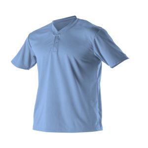 Boy's Baseball 2 Button Henley Jersey